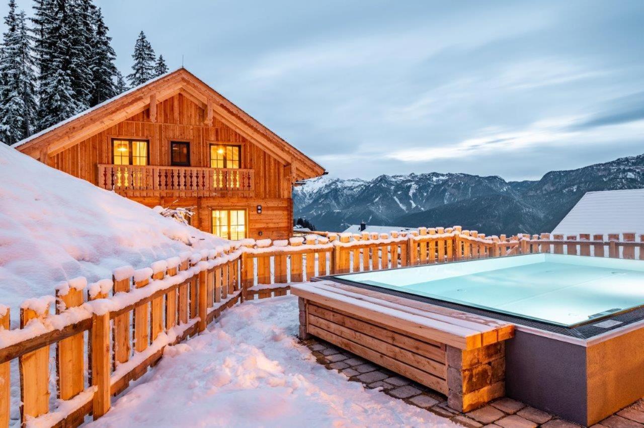 Poolchalet Dachsteinblick Pruggern Exteriér fotografie