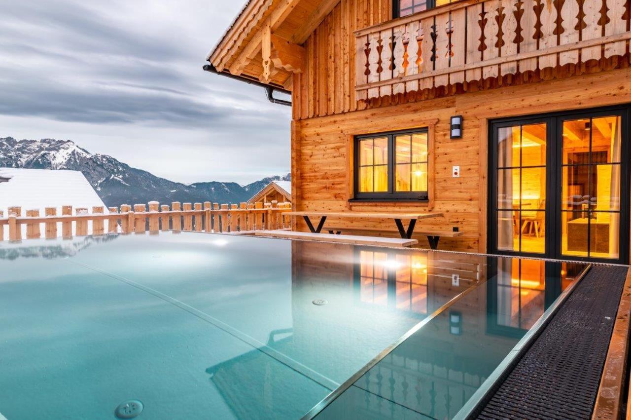 Poolchalet Dachsteinblick Pruggern Exteriér fotografie