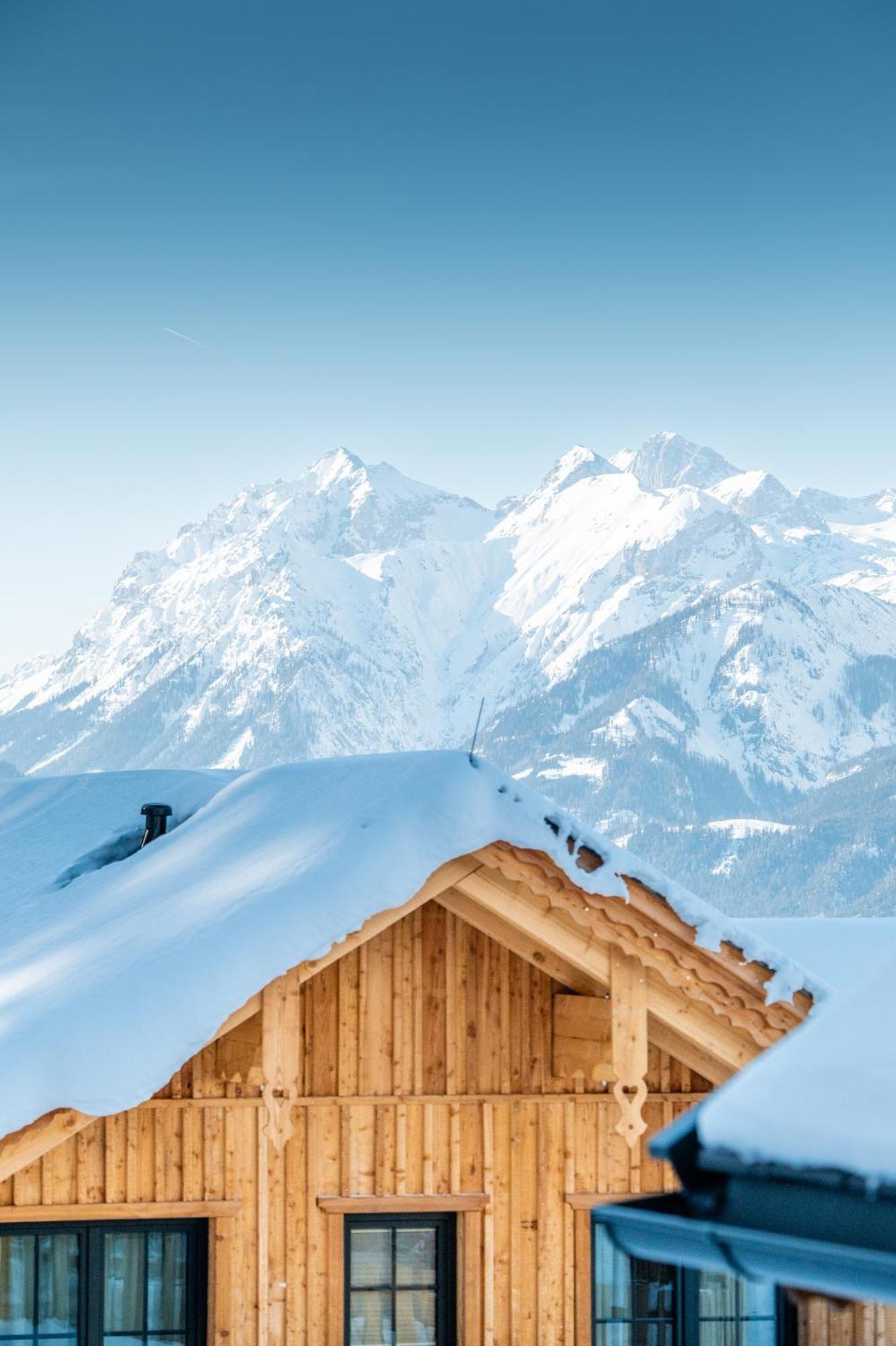 Poolchalet Dachsteinblick Pruggern Exteriér fotografie