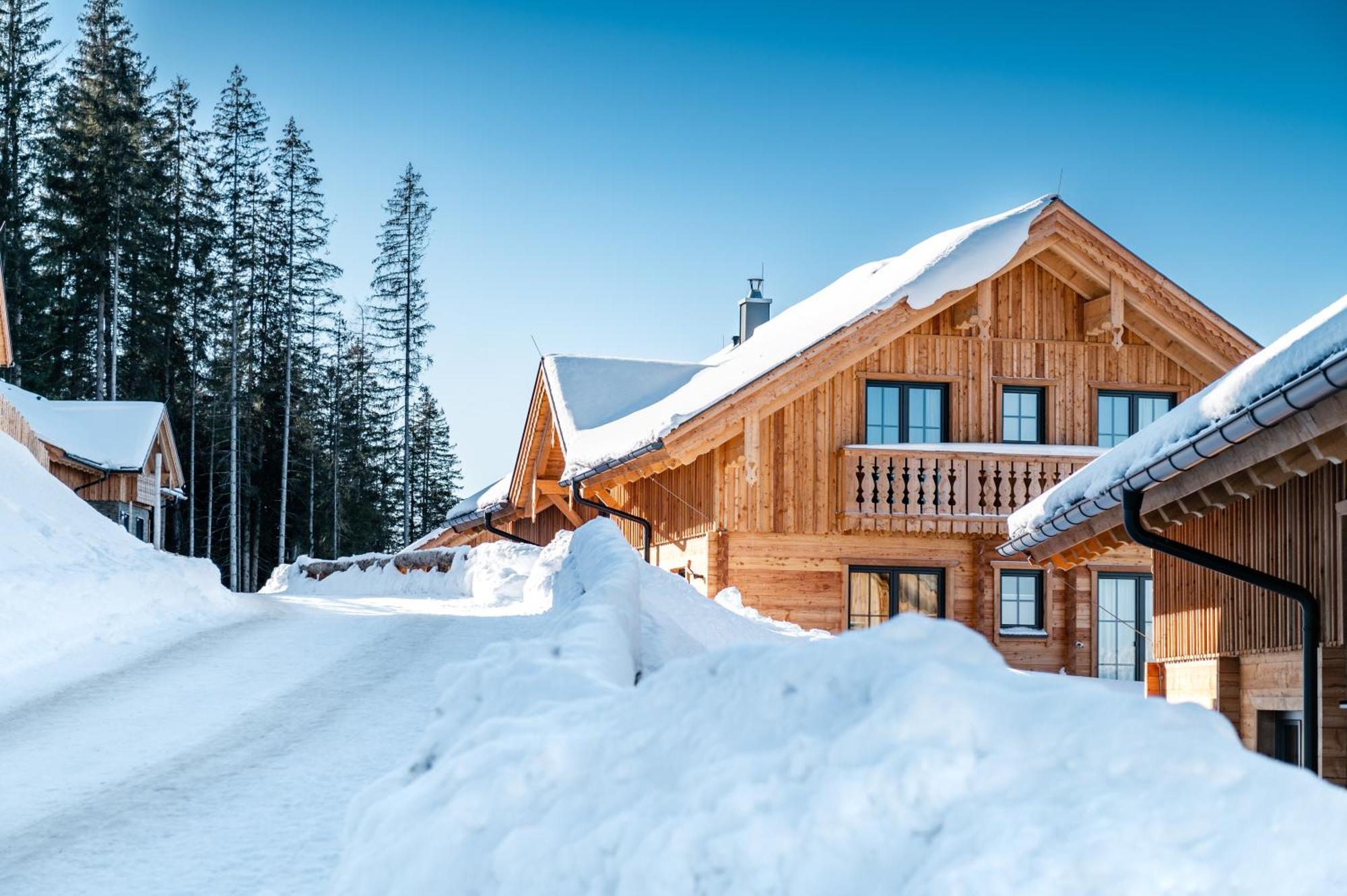 Poolchalet Dachsteinblick Pruggern Exteriér fotografie