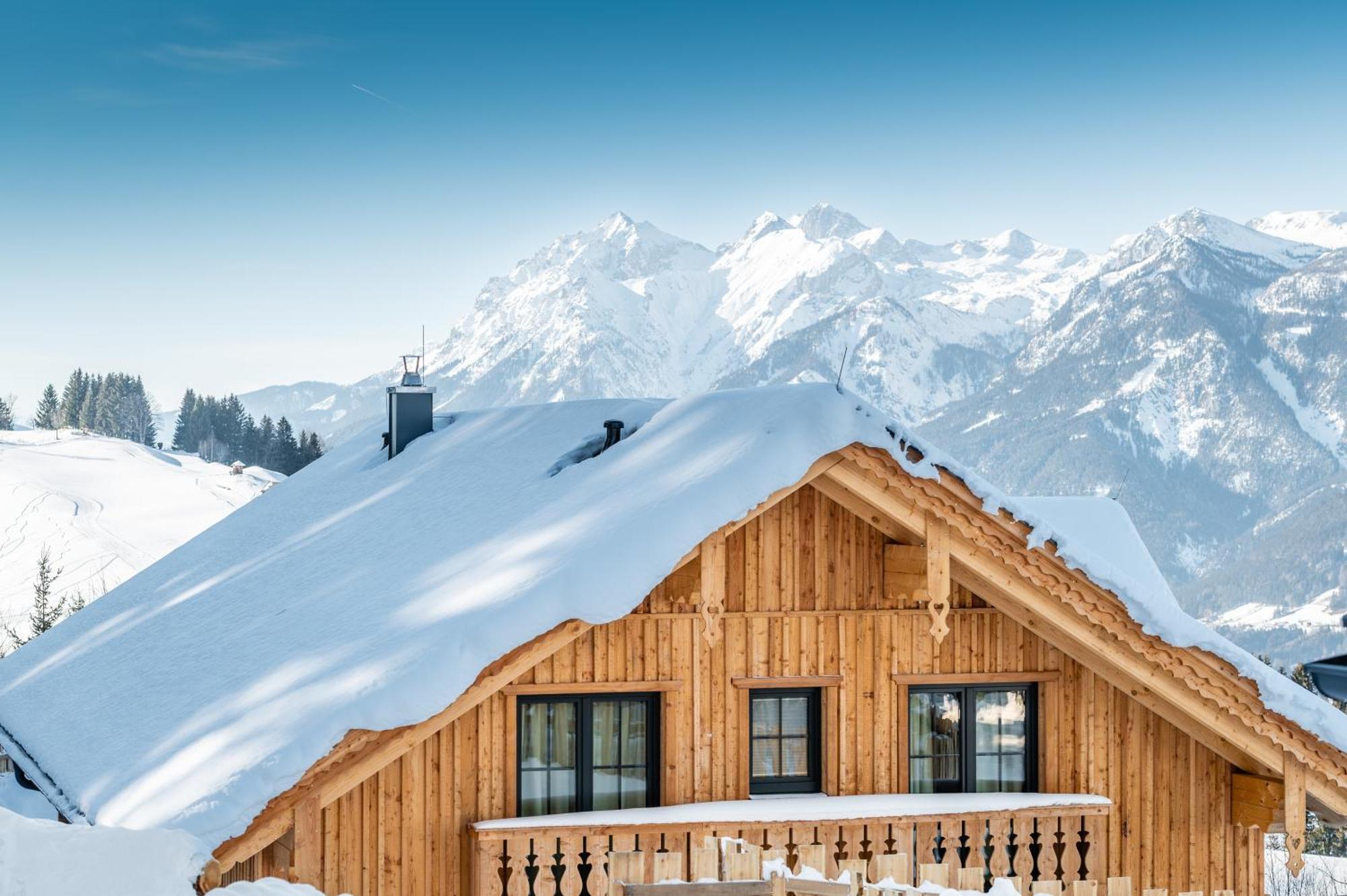 Poolchalet Dachsteinblick Pruggern Exteriér fotografie