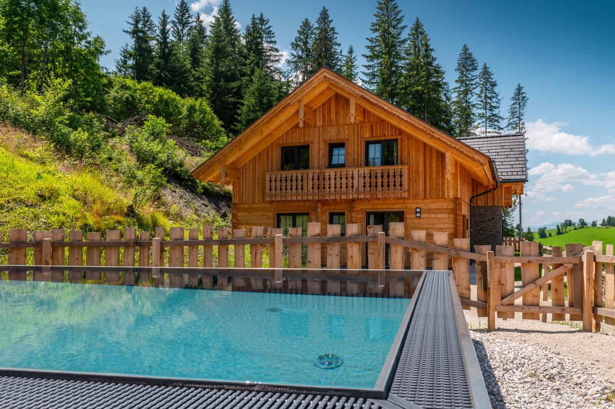 Poolchalet Dachsteinblick Pruggern Exteriér fotografie